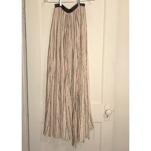 Heidi Merrick Maxi Skirt Vegan Leather, Sz 4